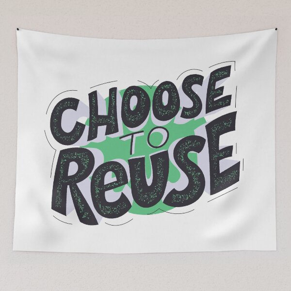 Item preview, Choose To Reuse Eco Friendly Husband Wife Friend Gift designed and sold by cattiktoks1718.
