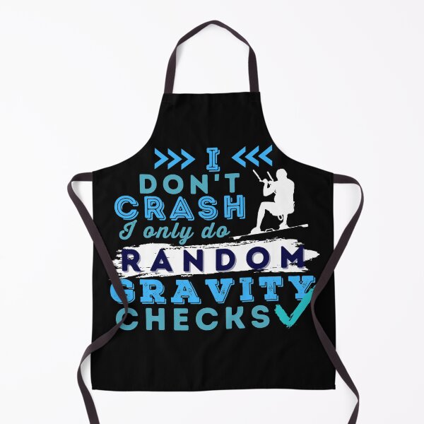 Item preview, I Don't Crash I Do Random Gravity Checks Kitesurfing designed and sold by Hoiho Adventure Shirts.