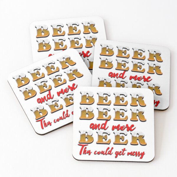 Item preview, Beer beer and more beer - messy designed and sold by thepetcellar.