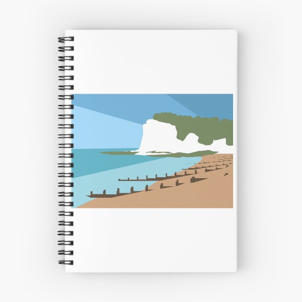 Aperçu de l'œuvre Plage de St Margaret’s Bay et falaises blanches, Douvres, Kent créée et vendue par OneThreeSix.