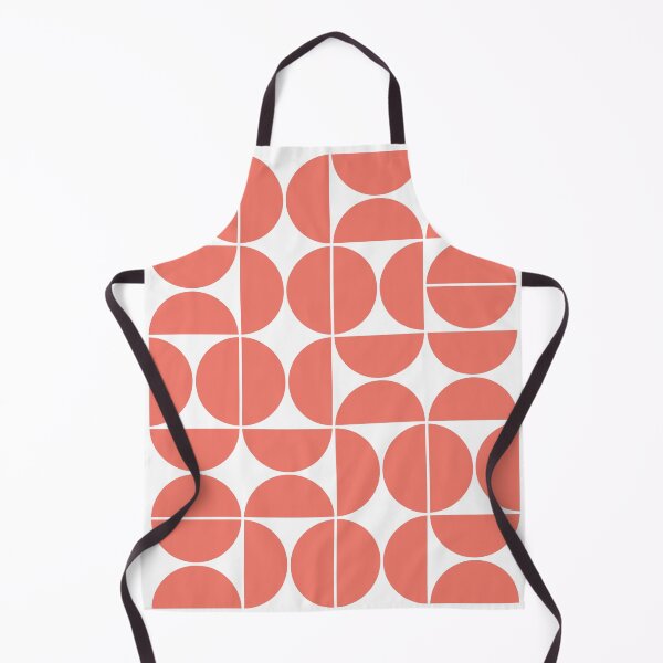 Item preview, Mid Century Modern Geometric 04 Coral designed and sold by theoldartstudio.