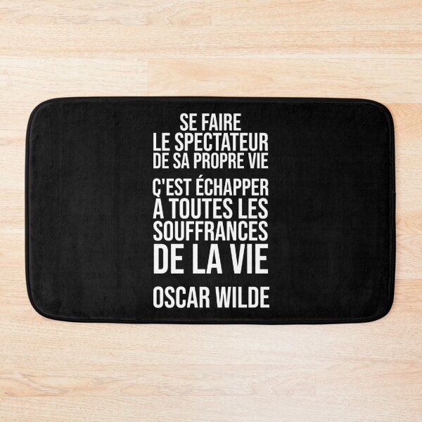 Item preview, Spectator of his Life - Oscar Wilde Quote designed and sold by Philippe Derungs.