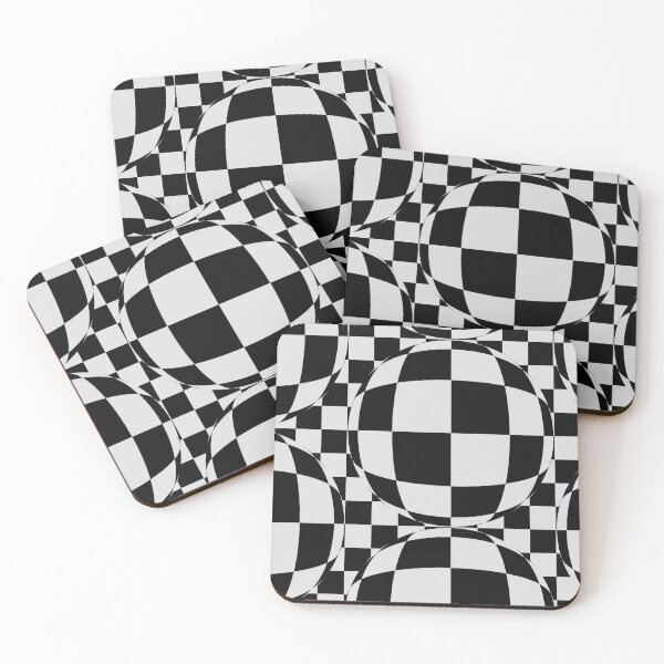 Item preview, Op Art Bubble Wrap in Black and Grey designed and sold by Maryyx-Designs.