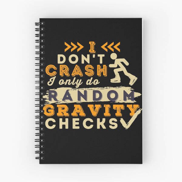 Item preview, I Don't Crash I Do Random Gravity Checks Ice Skating designed and sold by Hoiho Adventure Shirts.