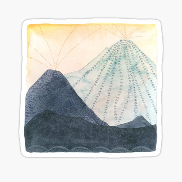 Wild On The Mountain Brow Sticker