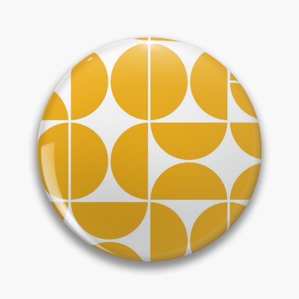 Item preview, Mid Century Modern Geometric 04 Yellow designed and sold by theoldartstudio.