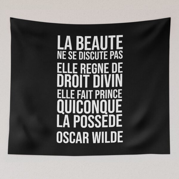Item preview, Beauty Makes Prince - Oscar Wilde Quote designed and sold by Philippe Derungs.