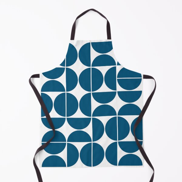Item preview, Mid Century Modern Geometric 04 Blue designed and sold by theoldartstudio.