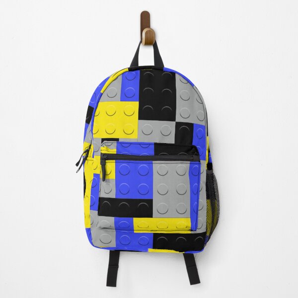 Item preview, Yellow Gray Blue Black Building Blocks Bricks Master Builder designed and sold by Feeling Artsy.