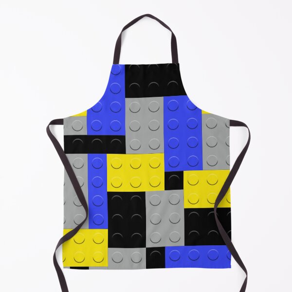 Item preview, Yellow Gray Blue Black Building Blocks Bricks Master Builder designed and sold by Feeling Artsy.