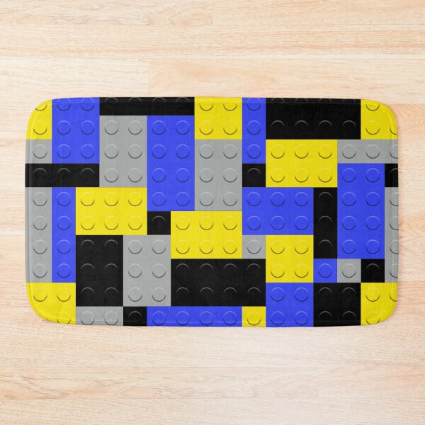 Item preview, Yellow Gray Blue Black  Building Blocks Bricks Master Builder designed and sold by Feeling Artsy.
