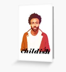 Childish Gambino Greeting Card