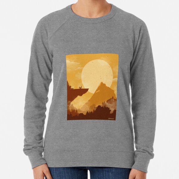 sunset valley Lightweight Sweatshirt