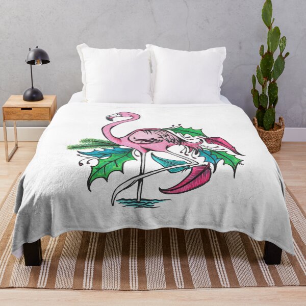 Item preview, Christmas Holiday Flamingo designed and sold by The White Bat.