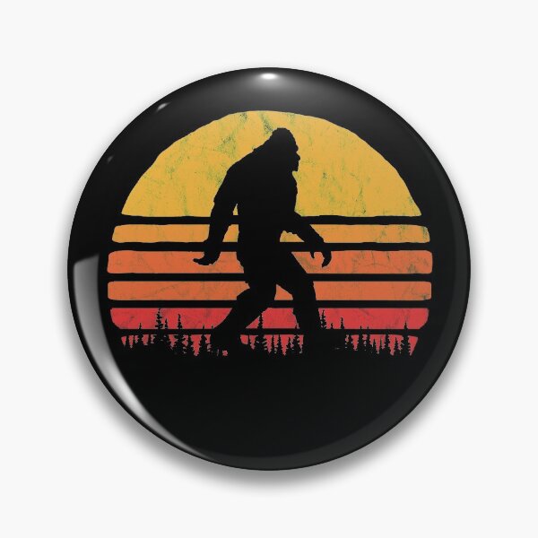 Item preview, Retro Bigfoot Silhouette Sun Vintage  - Believe! designed and sold by giantstepdesign.