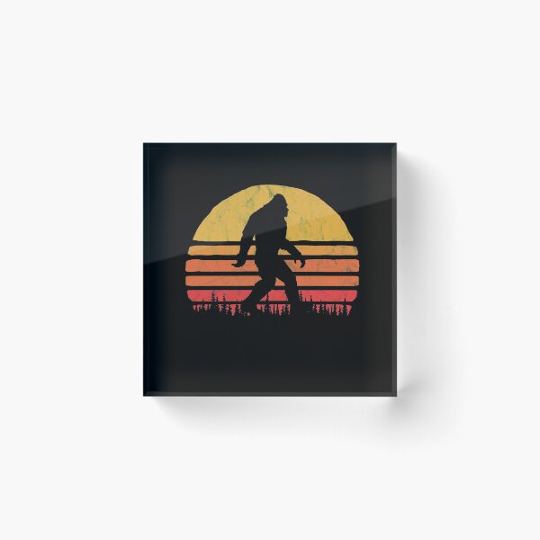 Item preview, Retro Bigfoot Silhouette Sun Vintage  - Believe! designed and sold by giantstepdesign.