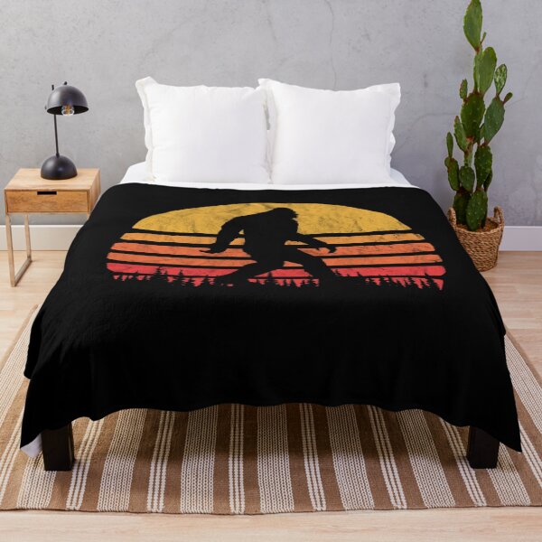 Item preview, Retro Bigfoot Silhouette Sun Vintage  - Believe! designed and sold by giantstepdesign.