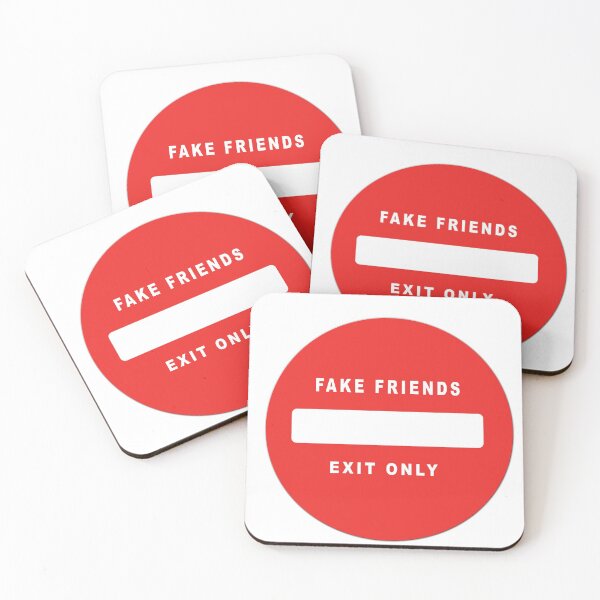 Item preview, fake friends exit  designed and sold by zupperman.