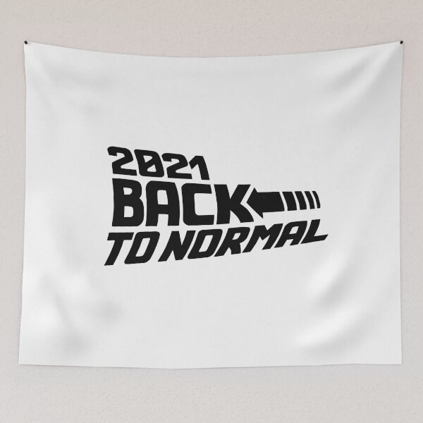 Item preview, 2021 Back to normal Lockdown Corona vaccine future designed and sold by LaundryFactory.