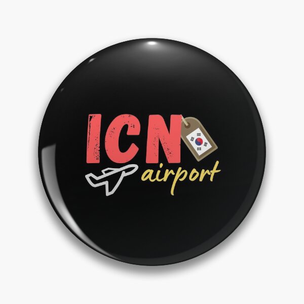 Item preview, ICN airport, incheon airport, funny design. designed and sold by ggsThrift.