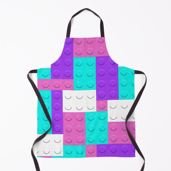 Item preview, White Purple Blue Pink Building Blocks Bricks Master Builder designed and sold by Feeling Artsy.