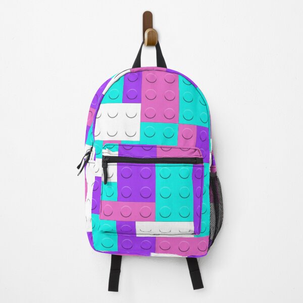 Item preview, White Purple Blue Pink Building Blocks Bricks Master Builder designed and sold by Feeling Artsy.