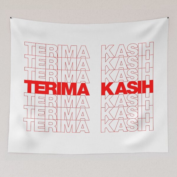 Item preview, Classic Thank You Repeating Pattern - Indonesian (terima kasih) designed and sold by jdotrdot712.