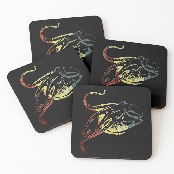 Artikelvorschau, Octopus Sunset Vintage Retro Wirbellose Kopffüßer Krake Seafood Lover Restaurant Krustentier Schalentiere Ozean Aquarium Aquatic Geschenk für Jungen Männer Mädchen Damen Damen Jugend entworfen und verkauft von TheAplus.