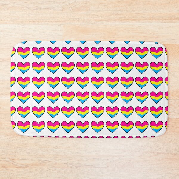 Item preview, Colourful Psychedelic Stripy Hearts || LGBTQ+ (Pansexuality) designed and sold by Moka898.