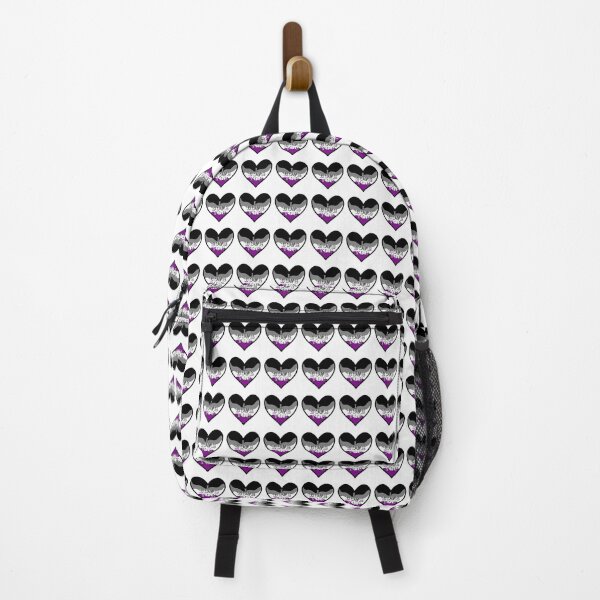 Item preview, Colourful Psychedelic Stripy Hearts - I Love You || LGBTQ+ (Asexuality) designed and sold by Moka898.