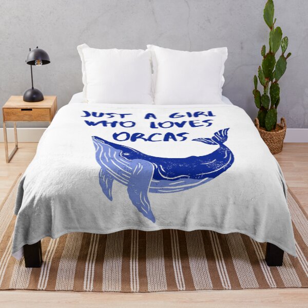 Item preview, Just a girl who loves orcas designed and sold by Shash31.