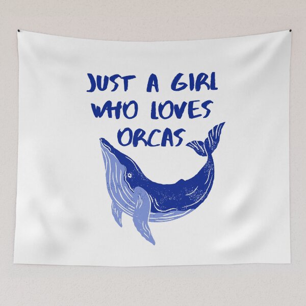 Item preview, Just a girl who loves orcas designed and sold by Shash31.