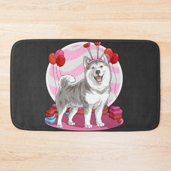 Item preview, Alaskan Malamute Red Heart Valentines Day designed and sold by Nosek1ng.