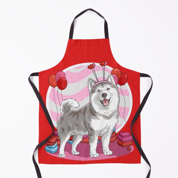 Item preview, Alaskan Malamute Red Heart Valentines Day designed and sold by Nosek1ng.