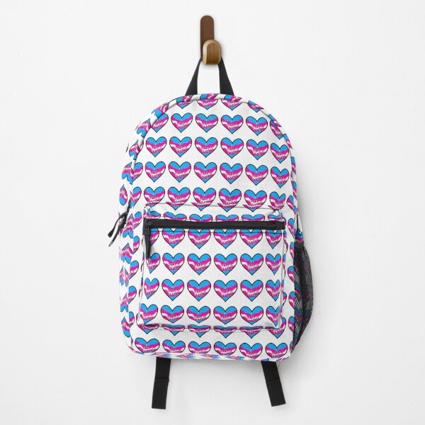 Item preview, Colourful Psychedelic Stripy Hearts - I Love You || LGBTQ+ (Transgender) designed and sold by Moka898.