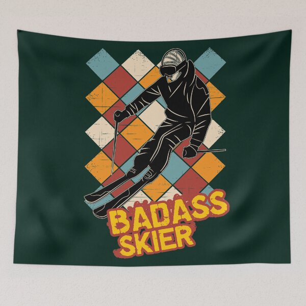Item preview, Badass vintage skier designed and sold by SidTastic .