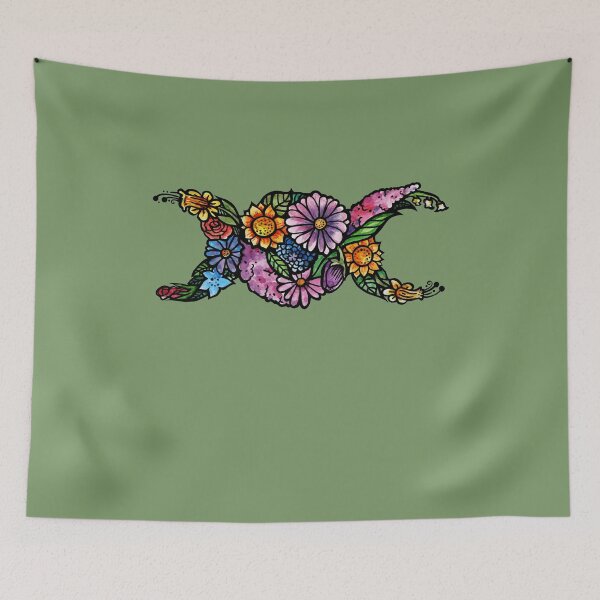 Item preview, Triple Moon Symbol Garden designed and sold by FrictionMaxxing.
