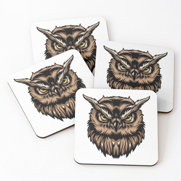 Item preview, angry owl collection designed and sold by GYRS.