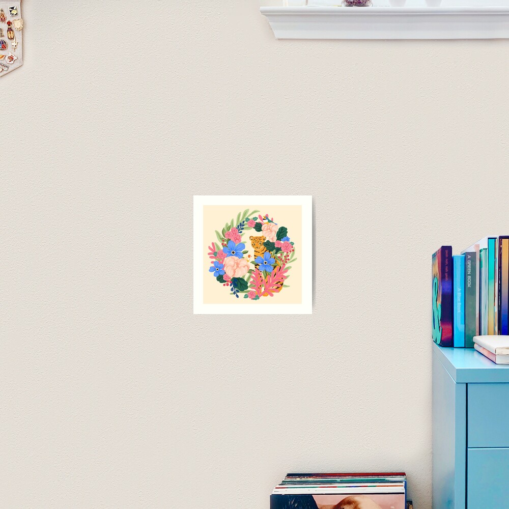 Botanical Tiger Art Print