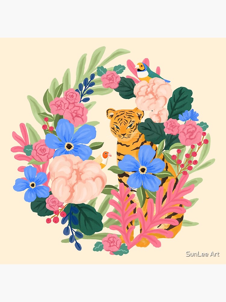 Botanical Tiger by sunleeart