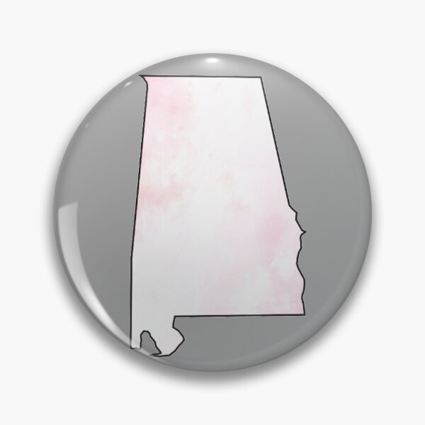 Item preview, Pink Watercolor Alabama Shape Graphic designed and sold by karinnem.