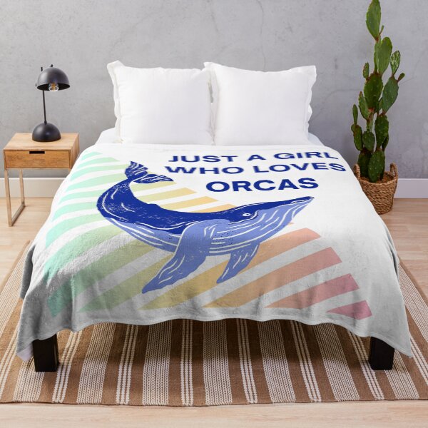 Item preview, Just a girl who loves orcas designed and sold by Shash31.