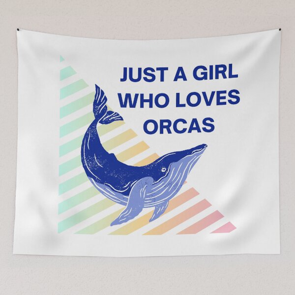 Item preview, Just a girl who loves orcas designed and sold by Shash31.