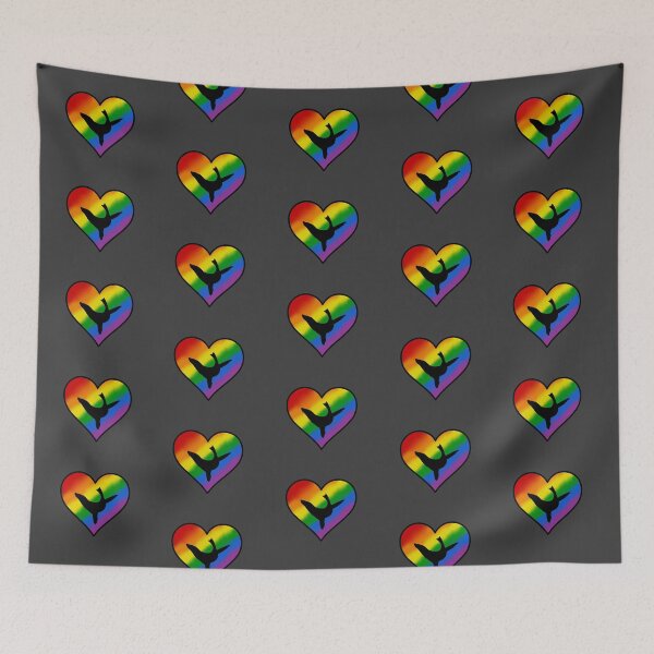 Item preview, Rainbow Sea Lion Heart designed and sold by taylorrowan.