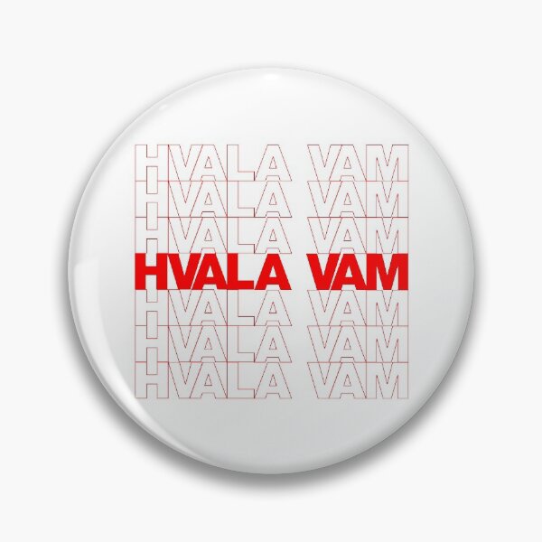 Item preview, Classic Thank You Repeating Pattern - Croatian (hvala vam) designed and sold by jdotrdot712.