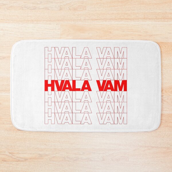 Item preview, Classic Thank You Repeating Pattern - Croatian (hvala vam) designed and sold by jdotrdot712.