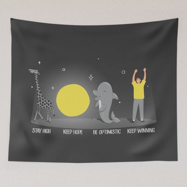 Item preview, New Year 2021: Stay High-Keep Hope-Be Optimistic-Keep Winning designed and sold by KAPAA.