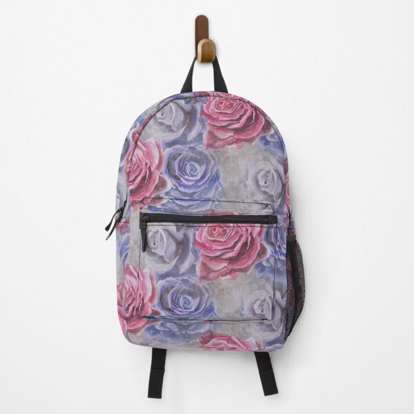 Item preview, Purple and Red Watercolor Roses  designed and sold by Adina Dedu.
