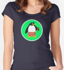 Party Penguin Women's Fitted Scoop T-Shirt