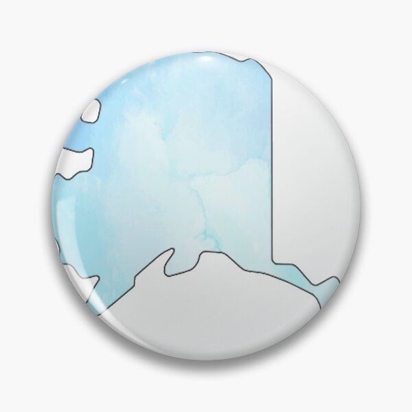 Item preview, Blue Watercolor Alaska Shape Graphic designed and sold by karinnem.